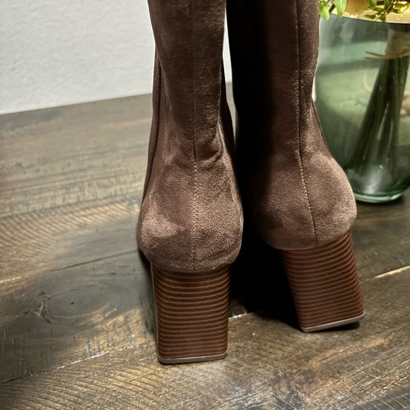 Target Brown Textile Upper Footwear - Picture 3 of 5